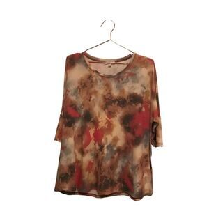 Seven forty two soft water color drop sleeve top new with tag size small